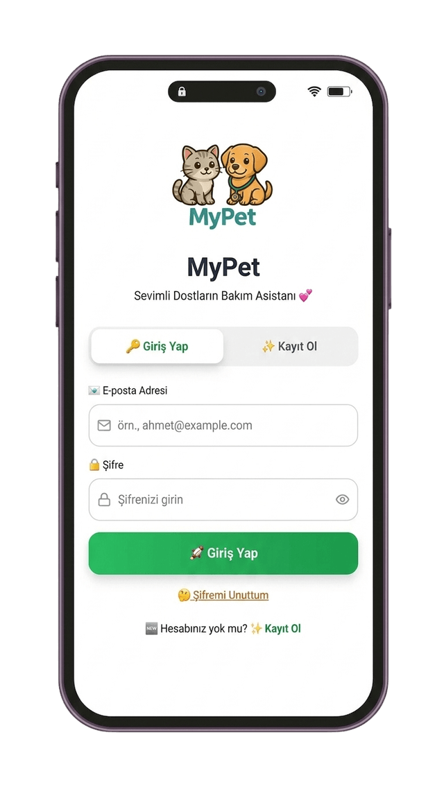 MyPet uygulama ekranı 3